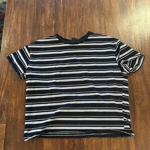 Dazy‎ women’s striped tee shirt small oversized worn once